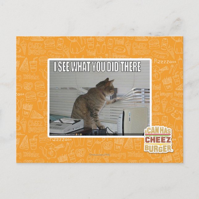 I see what you did there postcard (Front)