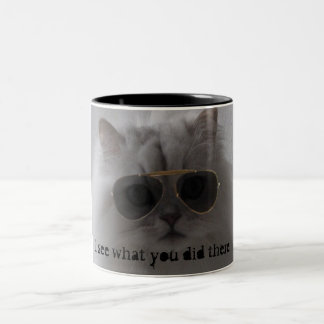 I see what you did there. Two-Tone coffee mug