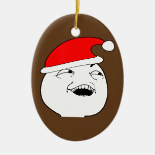 i see what you did there xmas meme ceramic tree decoration