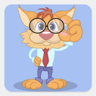 I see you cat stickers