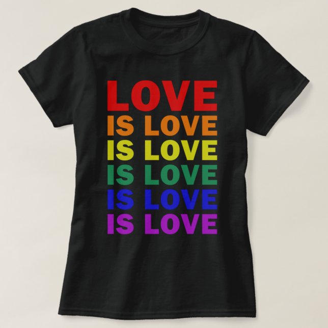 I See You I love You I Accept You Tshirt LGBT Prid (Design Front)