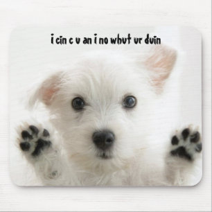 I see you mouse mat