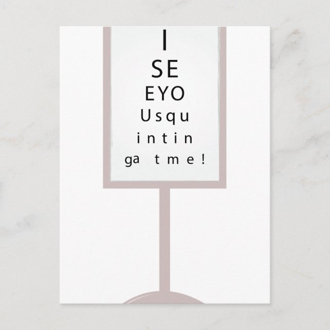 I See You Postcard (Front)