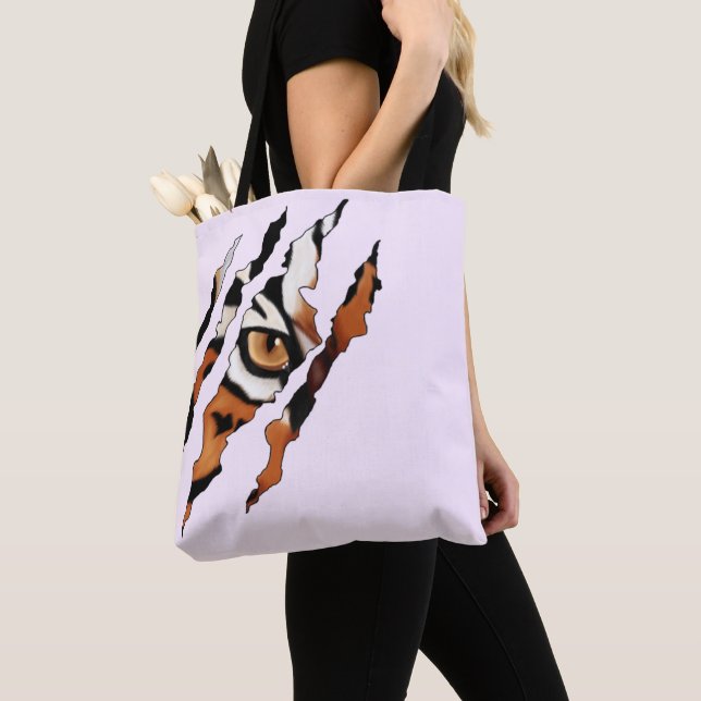 I See You. Tigress Eye And Claw Tote (Close Up)