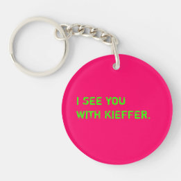 I See You With Kieffer Key Ring