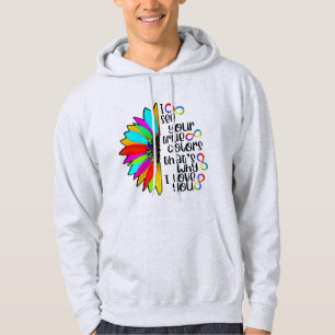 I See Your True Color Infinity Rainbow Neurodivers Hoodie
