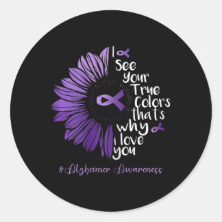 I See Your True Colour Heimerheimer Sunflower Hope Classic Round Sticker