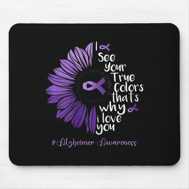 I See Your True Colour Heimerheimer Sunflower Hope Mouse Mat (Front)