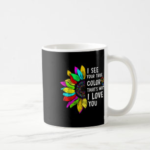 I See Your True Colour Infinity Rainbow Neurodiver Coffee Mug