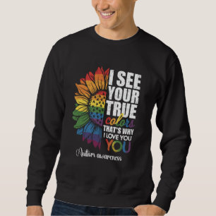 I See Your True Colour Infinity Rainbow Neurodiver Sweatshirt