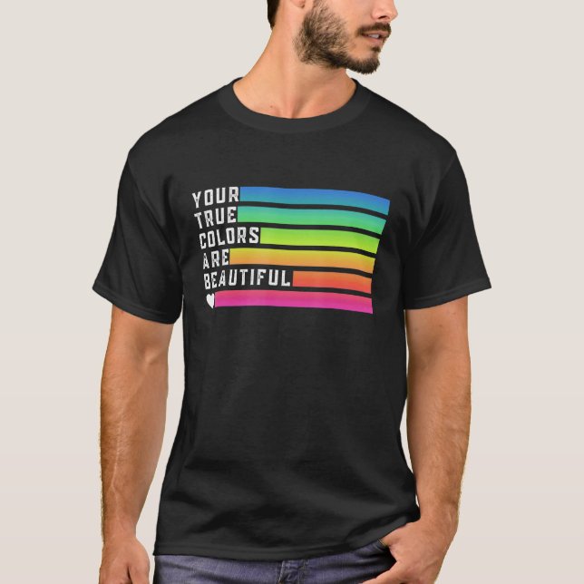 I See Your True Colours Puzzle World Autism Awaren T-Shirt (Front)