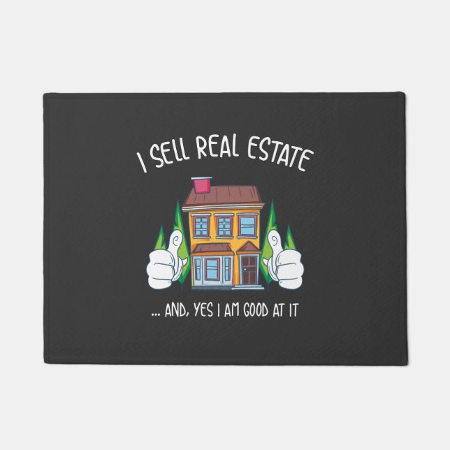 I Sell Real Estate Doormat (Front)