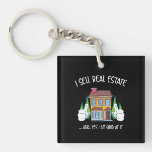 I Sell Real Estate Key Ring