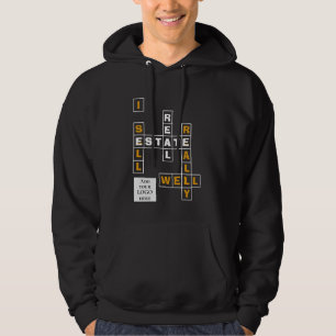 I SELL REALLY WELL   Real Estate LOGO Hoodie