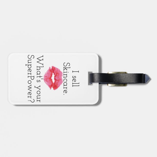 I Sell Skincare. What's Your SuperPower? Tag (Back Horizontal)
