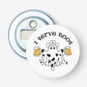 I serve Boos! Bartender spooky Bottle Opener