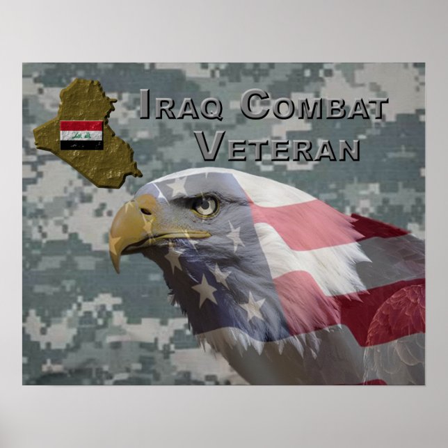 I Served - Iraq Combat Veteran Poster (Front)