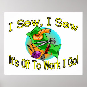 I Sew I Sew Poster