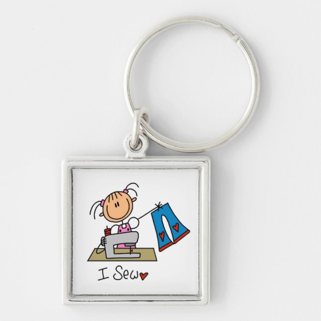 I Sew Key Ring (Front)