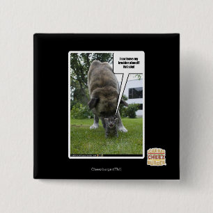 I sez leave my brudder alone 15 cm square badge