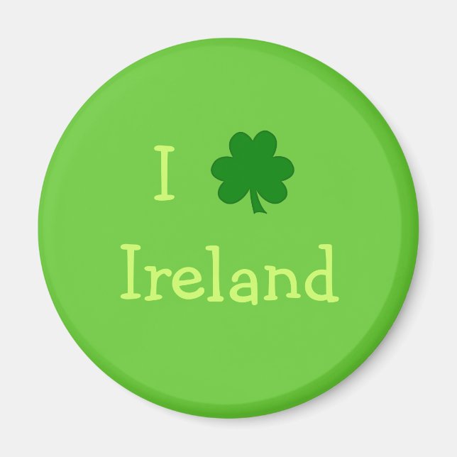 I Shamrock Ireland Magnet (Front)