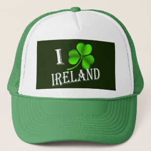 I Shamrock Ireland wt thcnt Trucker Hat