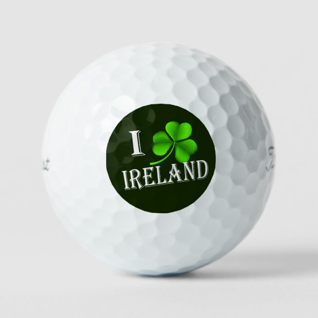 I Shamrock Ireland wt tpv1 gbcnt Golf Balls (Front)