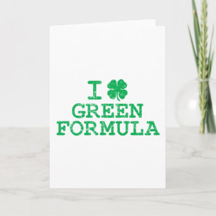 I Shamrock (Love) Green Formula Card