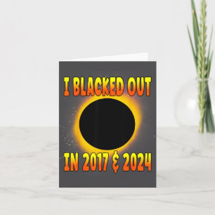 I Shirt Blacked Out 2017 Total Solar Card