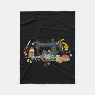 I Shirt Things Spare Time Sewing Quilting Fleece Blanket