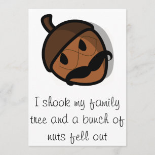 I Shook My Family Tree Family Reunion Invitations