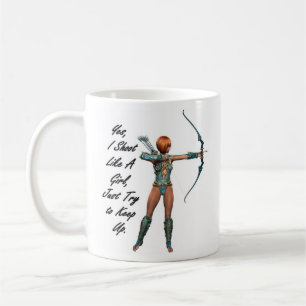 I Shoot Like a Girl Coffee Mug