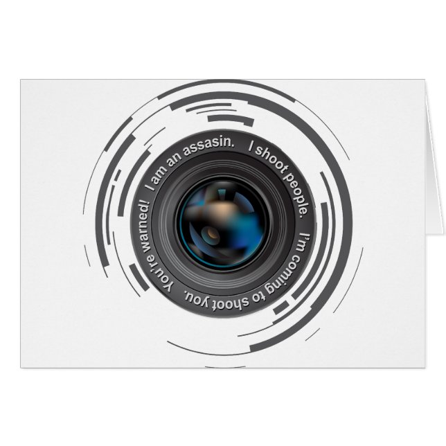 I shoot people (Front Horizontal)