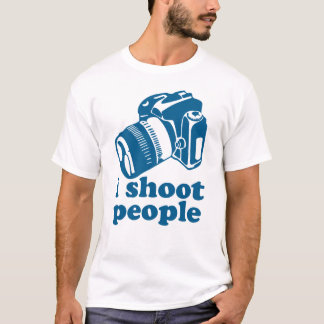 I Shoot People - Blue T-Shirt