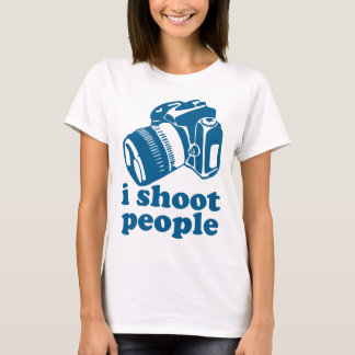 I Shoot People - Blue T-Shirt