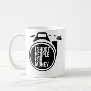 I Shoot People For Money Tees Photography Camera Coffee Mug