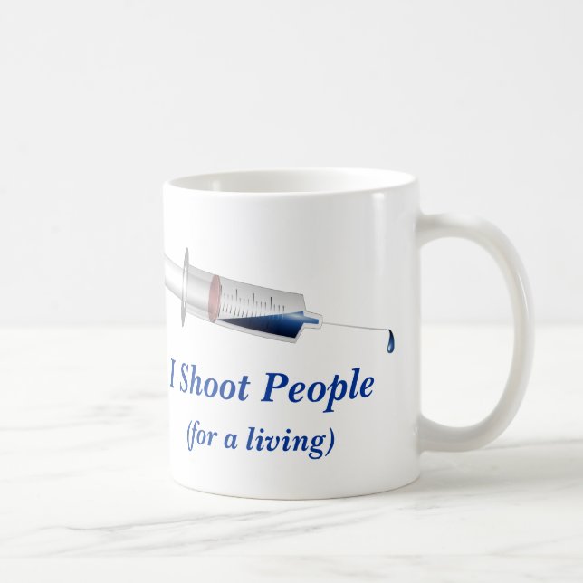 I Shoot People Nurse Humour Coffee Mug (Right)