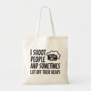 I Shoot People Photographer Humour Tote Bag
