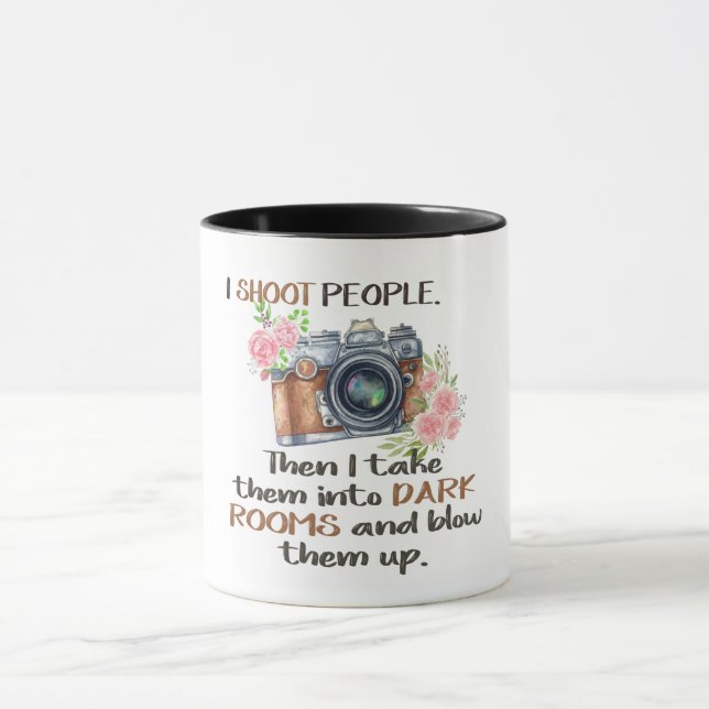 I Shoot People/Photography Mug (Center)