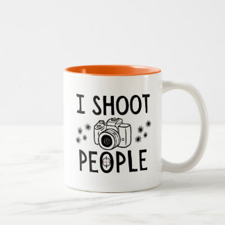 i shoot people photography photographer mug