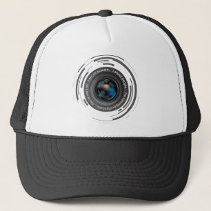 I shoot people trucker hat