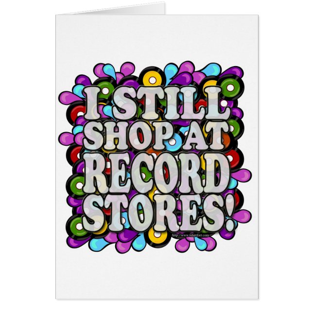 I shop at Record Stores (Front)