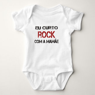 I Short Rock with Mom Baby Bodysuit