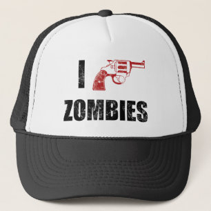 I Shotgun Zombies/ I Heart Zombies cap