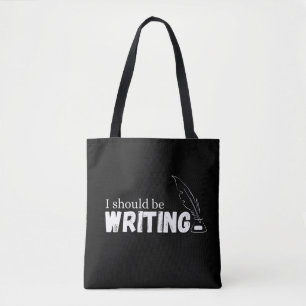 I should be writing: Words to Ignite Creativity Tote Bag