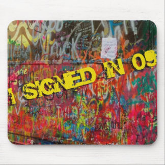 I signed in 09 mouse mat