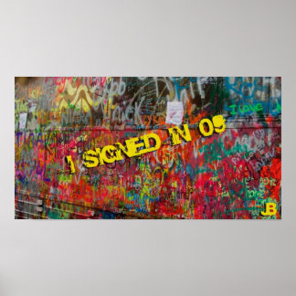 I signed in 09 poster