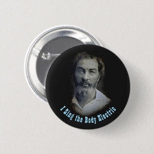 I Sing the Body Electric: Colour Walt Whitman 6 Cm Round Badge