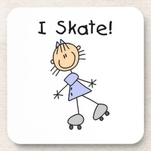 I Skate - Girl Roller Skater Coaster