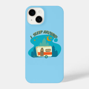 I Sleep Around Camper Van Camping Explorer Nature iPhone 14 Case